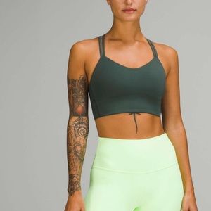 Like a cloud longline sports bra b/c size 6 smoked spruce